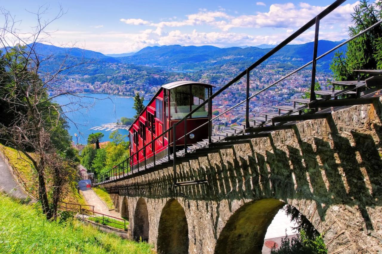 Panoramic Penthouse Lägenhet Lugano Exteriör bild