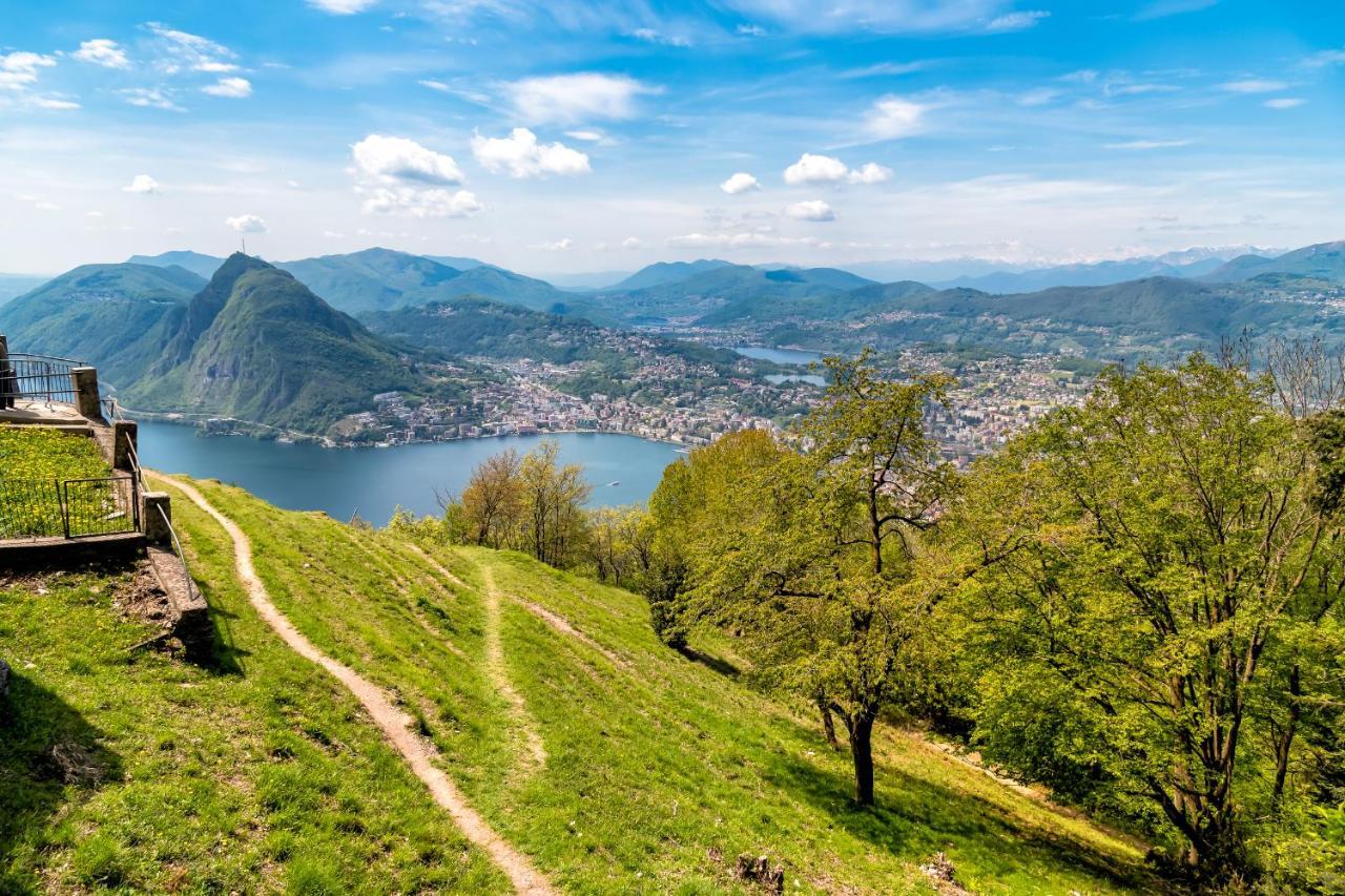 Panoramic Penthouse Lägenhet Lugano Exteriör bild