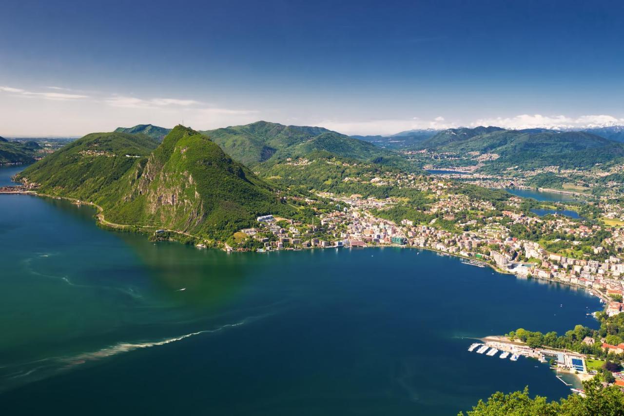 Panoramic Penthouse Lägenhet Lugano Exteriör bild