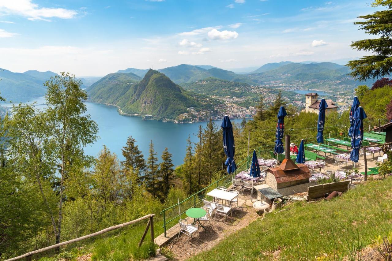 Panoramic Penthouse Lägenhet Lugano Exteriör bild