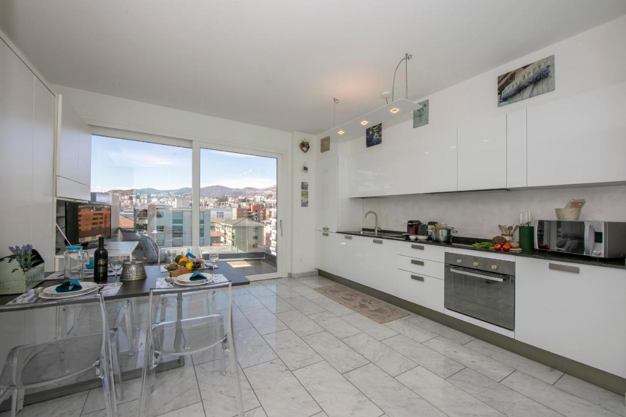 Panoramic Penthouse Lägenhet Lugano Exteriör bild